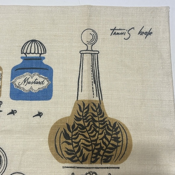 Tammis Keefe - Vintage Warranted ALL LINEN seal - Spices, Kitchen, Farmhouse - Picture 5 of 8